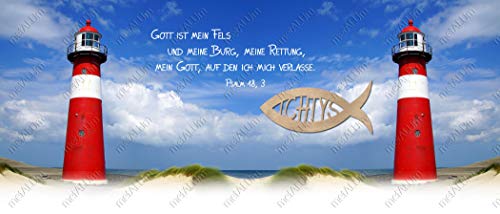 metALUm Kaffeetasse Leuchtturm Christlich # 3300100163