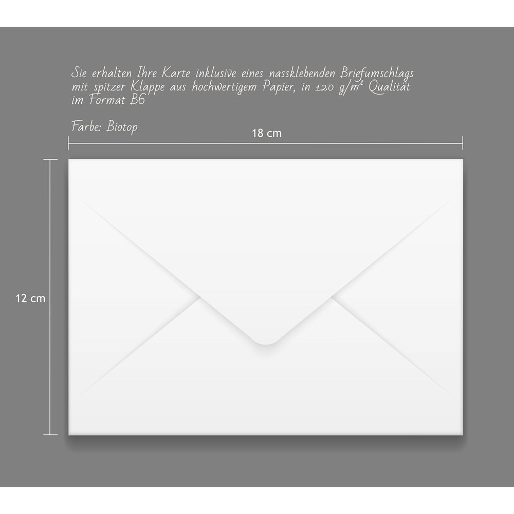 metALUm Trauerkarte B6 mit 3D-Kunstharzverzierung – Motiv Herbstblatt in Dunkelgold – In stiller Anteilnahme