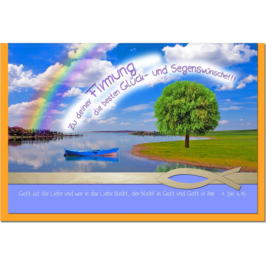 metALUm Karte zur Firmung FLUSS - 1212010FS