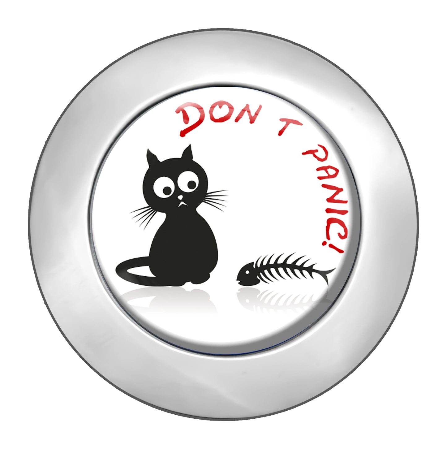 metALUm Taschenaufhänger Handtaschenhalter Katze mit faltbarem Magnetverschluss #2601005