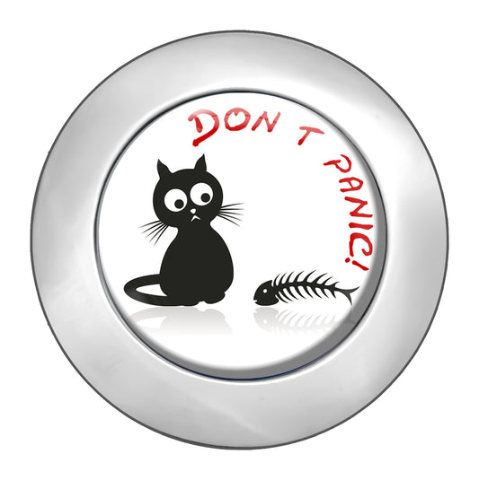 metALUm Taschenaufhänger Handtaschenhalter Katze mit faltbarem Magnetverschluss #2601005