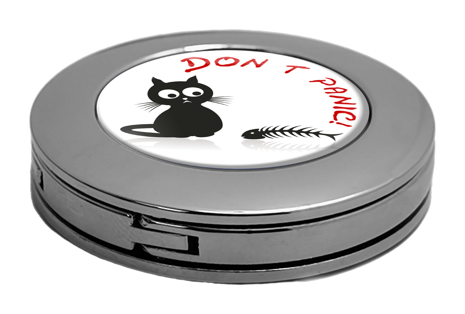 metALUm Taschenaufhänger Handtaschenhalter Katze mit faltbarem Magnetverschluss #2601005