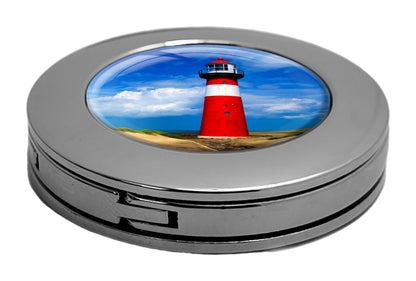 metALUm Taschenaufhänger Handtaschenhalter Leuchtturm mit faltbarem Magnetverschluss #2601014