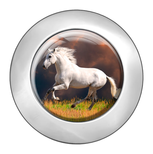 metALUm Taschenaufhänger Handtaschenhalter Pferd mit faltbarem Magnetverschluss #2601015