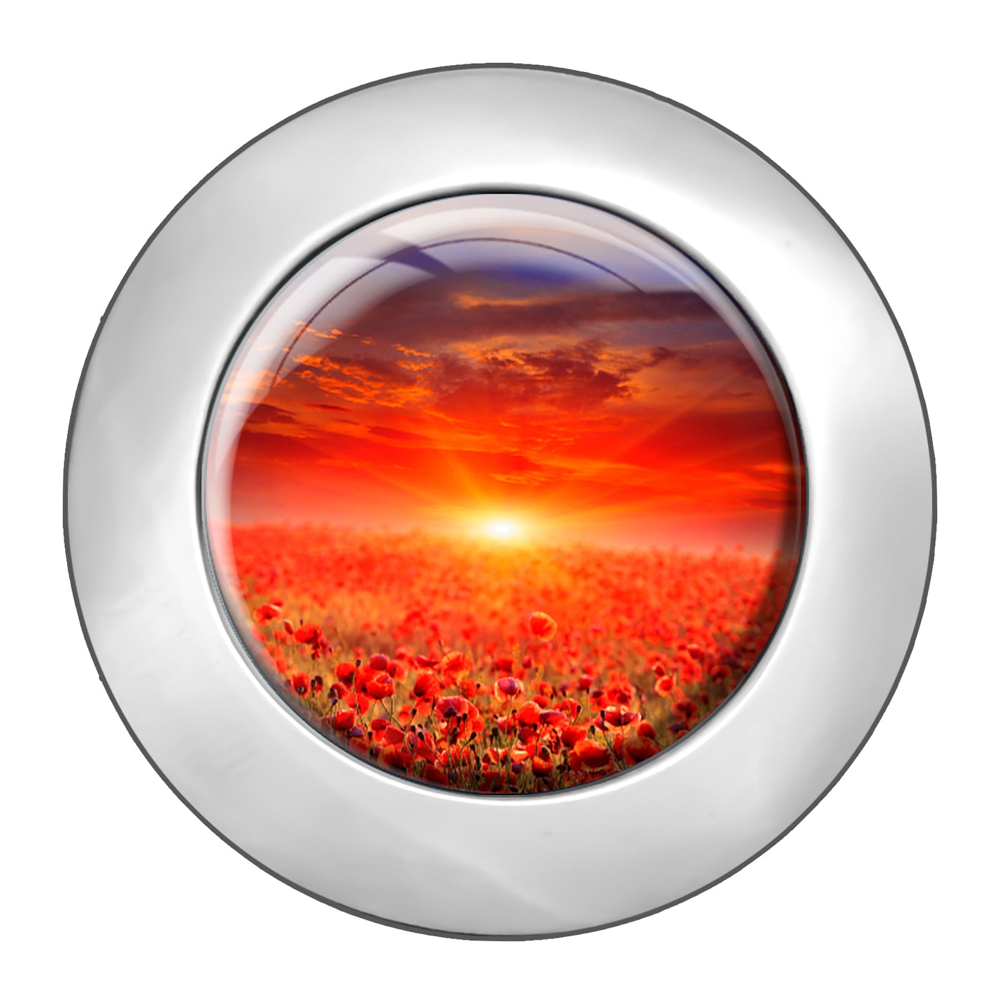 metALUm Taschenaufhänger Handtaschenhalter MOHNFELD mit faltbarem Magnetverschluss #2601017