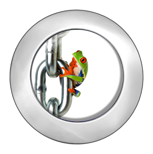 metALUm Taschenaufhänger Handtaschenhalter Frosch mit faltbarem Magnetverschluss #2601019