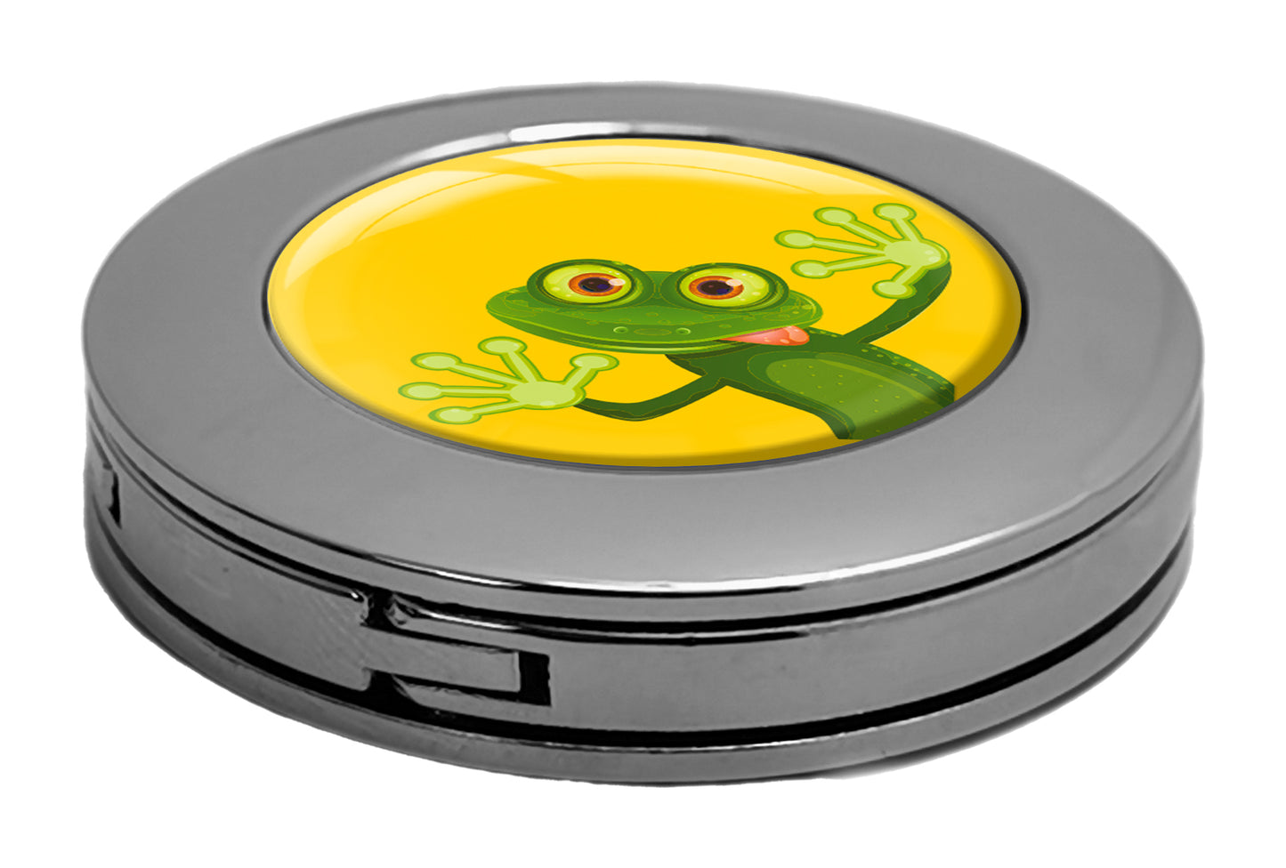 metALUm Taschenaufhänger Handtaschenhalter Frosch mit faltbarem Magnetverschluss #2601026