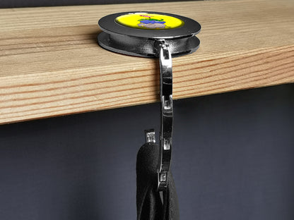 metALUm Taschenaufhänger Handtaschenhalter Bremer STADTMUSIKANTEN mit faltbarem Magnetverschluss #2601029