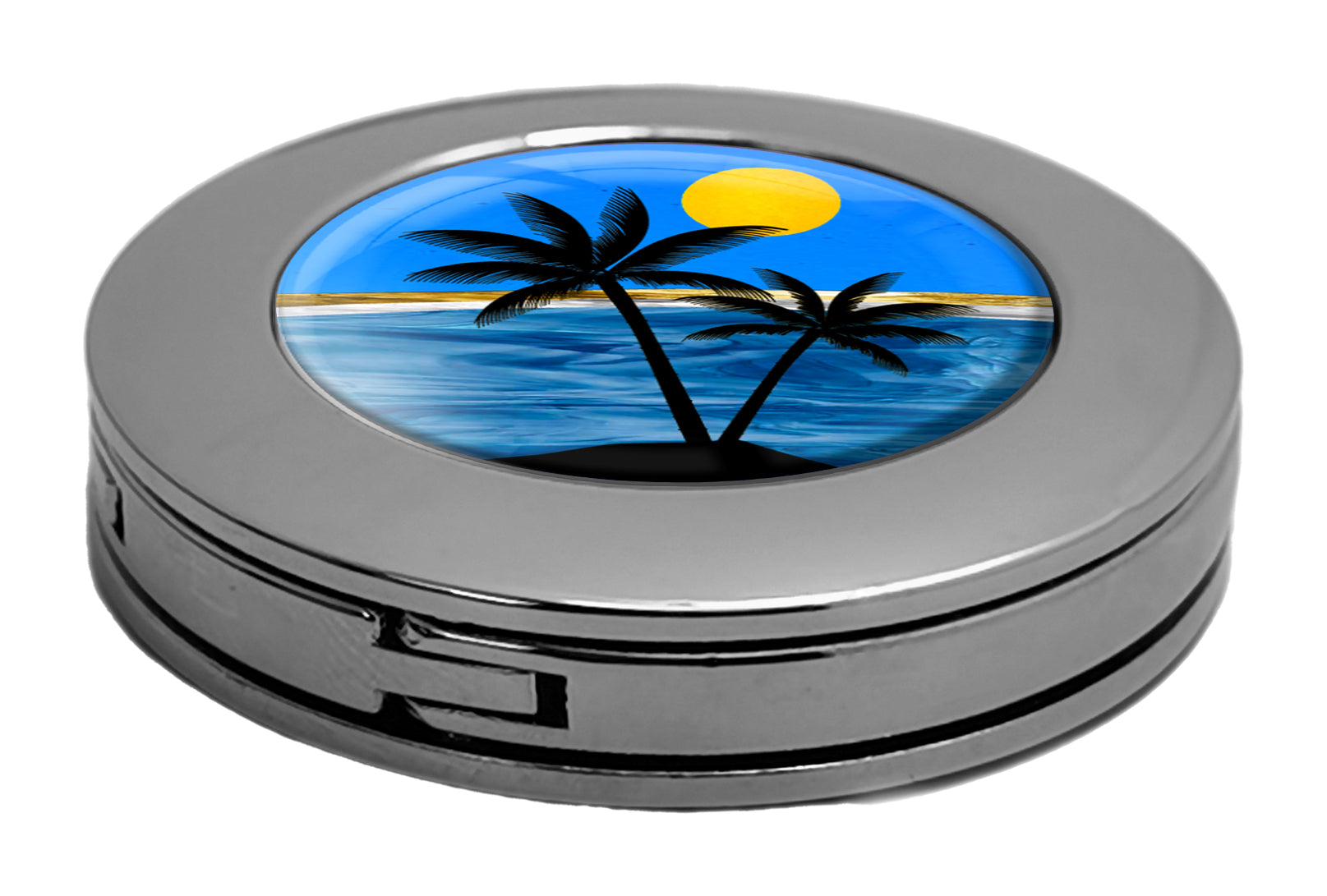 metALUm Taschenaufhänger Handtaschenhalter Insel mit faltbarem Magnetverschluss #2601030