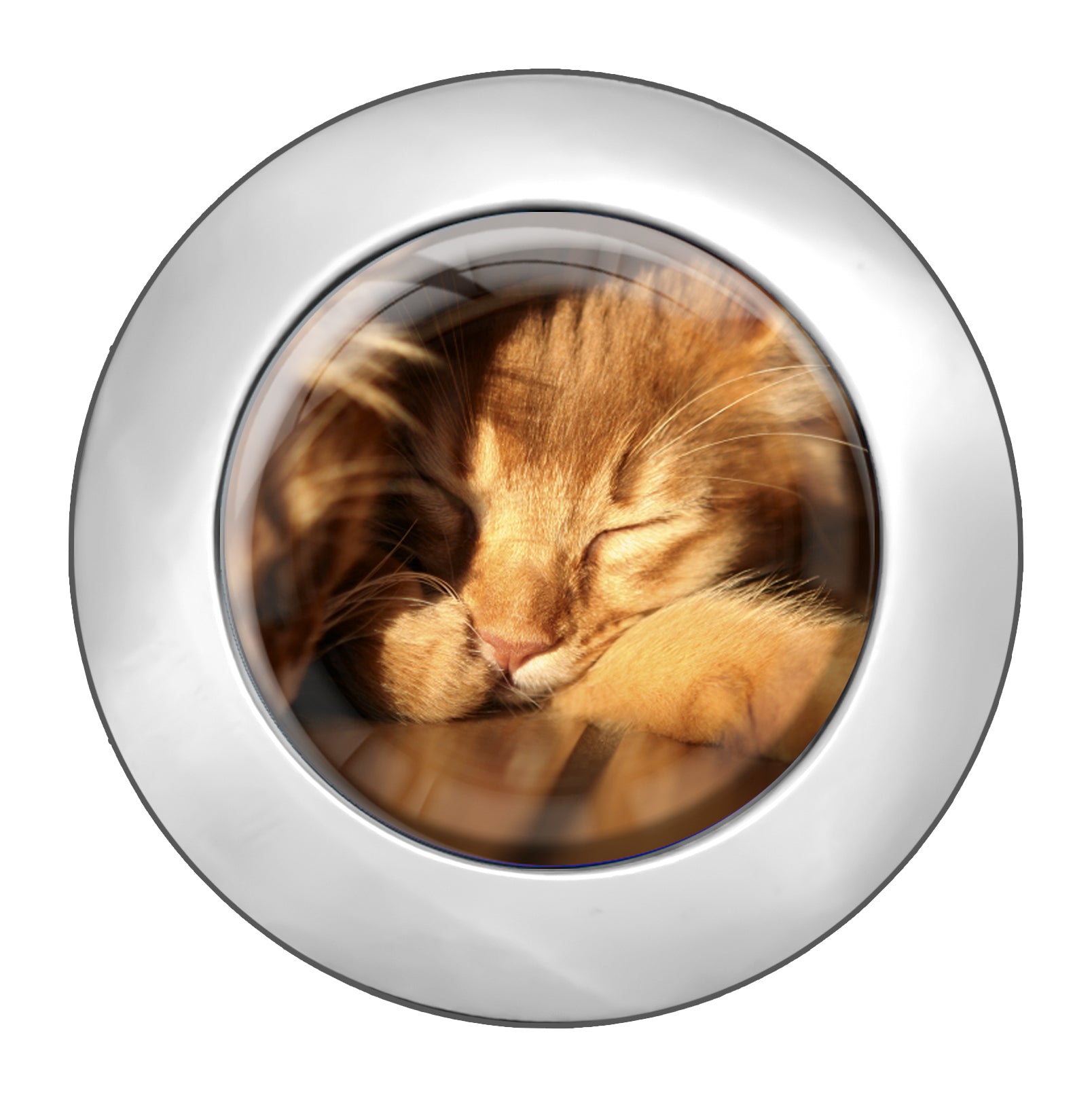 metALUm Taschenaufhänger Handtaschenhalter Katze mit faltbarem Magnetverschluss #2601035