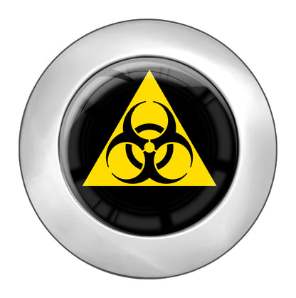 metALUm Taschenaufhänger Handtaschenhalter Biohazard mit faltbarem Magnetverschluss #2601039