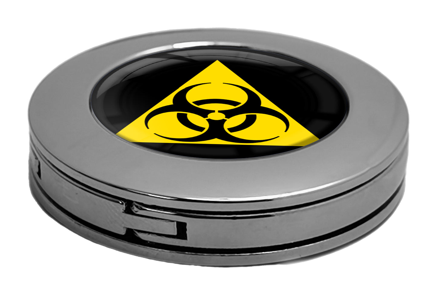 metALUm Taschenaufhänger Handtaschenhalter Biohazard mit faltbarem Magnetverschluss #2601039