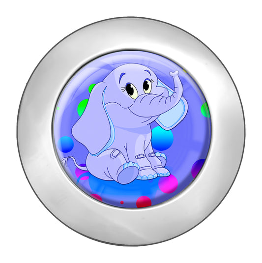 metALUm Taschenaufhänger Handtaschenhalter Elefant mit faltbarem Magnetverschluss #2601044