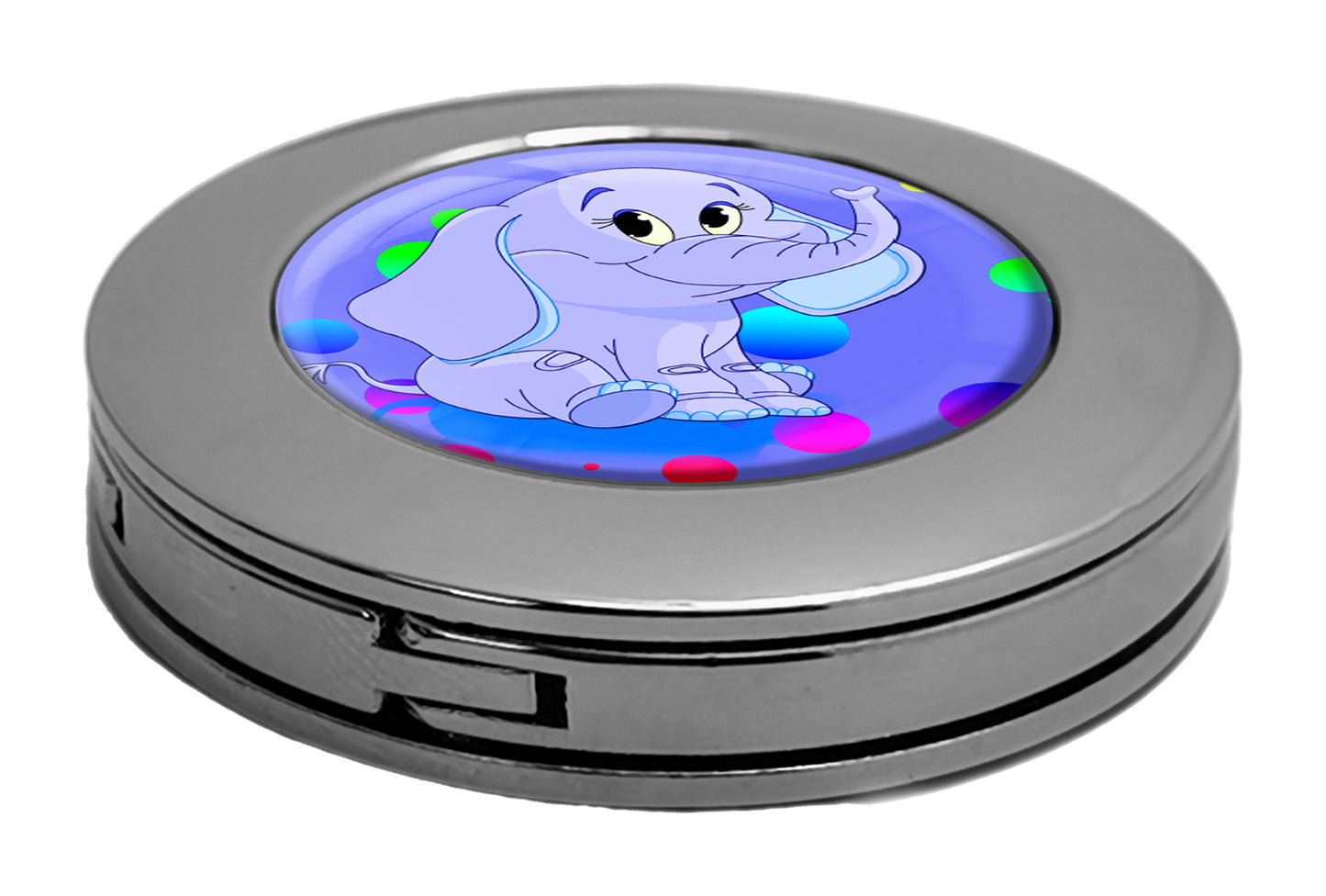 metALUm Taschenaufhänger Handtaschenhalter Elefant mit faltbarem Magnetverschluss #2601044