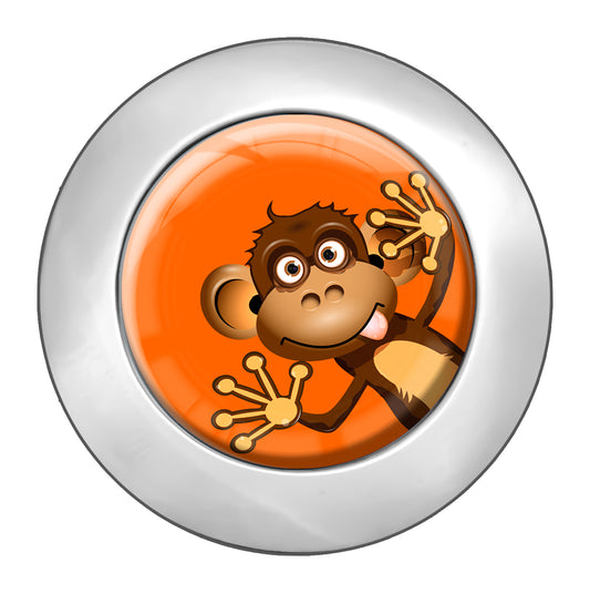 metALUm Taschenaufhänger Handtaschenhalter AFFE mit faltbarem Magnetverschluss #2601045