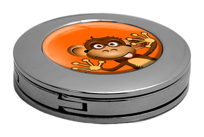 metALUm Taschenaufhänger Handtaschenhalter AFFE mit faltbarem Magnetverschluss #2601045