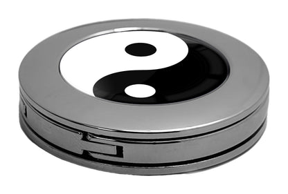 metALUm Taschenaufhänger Handtaschenhalter Ying Yang mit faltbarem Magnetverschluss #2601047