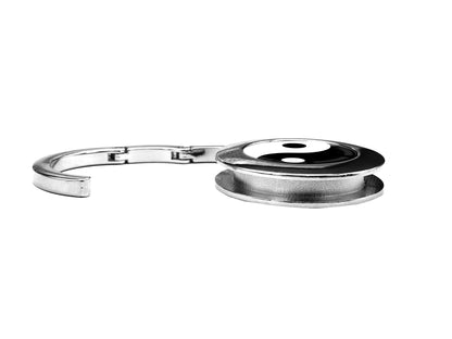 metALUm Taschenaufhänger Handtaschenhalter Sternzeichen Krebs IN Silber mit faltbarem Magnetverschluss #2601074