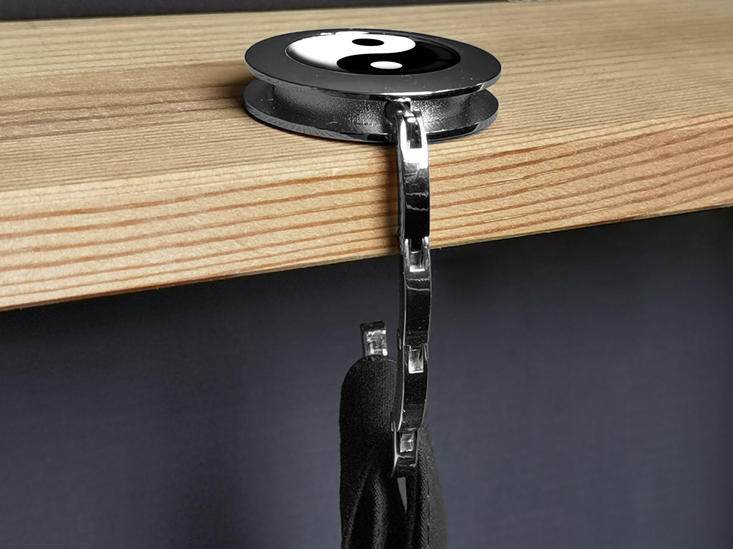 metALUm Taschenaufhänger Handtaschenhalter Sternzeichen Krebs IN Silber mit faltbarem Magnetverschluss #2601074