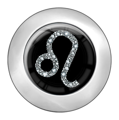 metALUm Taschenaufhänger Handtaschenhalter Sternzeichen LÖWE IN Silber mit faltbarem Magnetverschluss #2601071