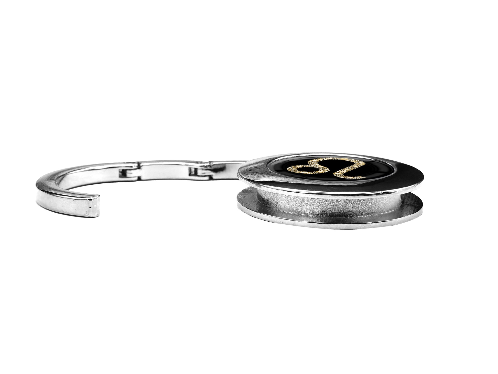 metALUm Taschenaufhänger Handtaschenhalter Sternzeichen LÖWE IN Gold mit faltbarem Magnetverschluss #2601083