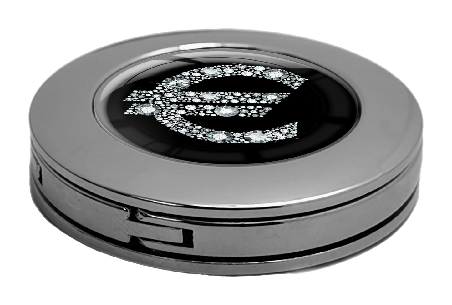 metALUm Taschenaufhänger Handtaschenhalter Schwein mit faltbarem Magnetverschluss #2601182