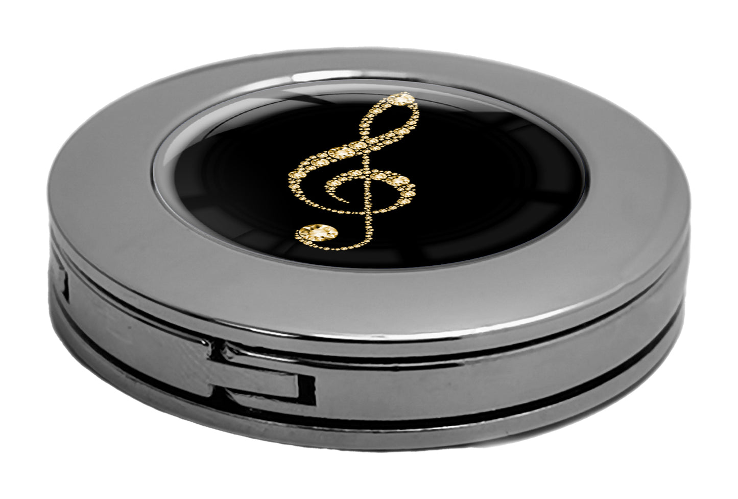 metALUm Taschenaufhänger Handtaschenhalter Katze mit faltbarem Magnetverschluss #2601154