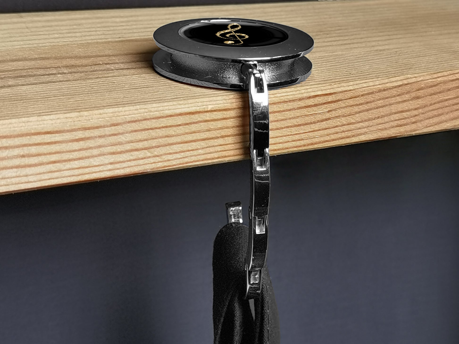 metALUm Taschenaufhänger Handtaschenhalter Katze mit faltbarem Magnetverschluss #2601154