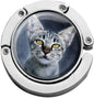 metALUm Taschenaufhänger Handtaschenhalter Katze mit faltbarem Magnetverschluss #2601154