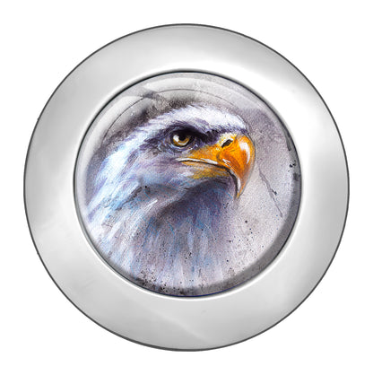 metALUm Taschenaufhänger Handtaschenhalter Adler mit faltbarem Magnetverschluss #2601162