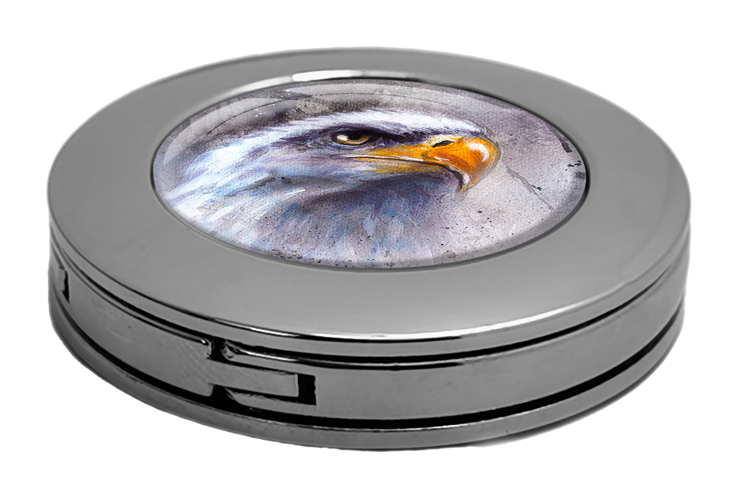 metALUm Taschenaufhänger Handtaschenhalter Adler mit faltbarem Magnetverschluss #2601162