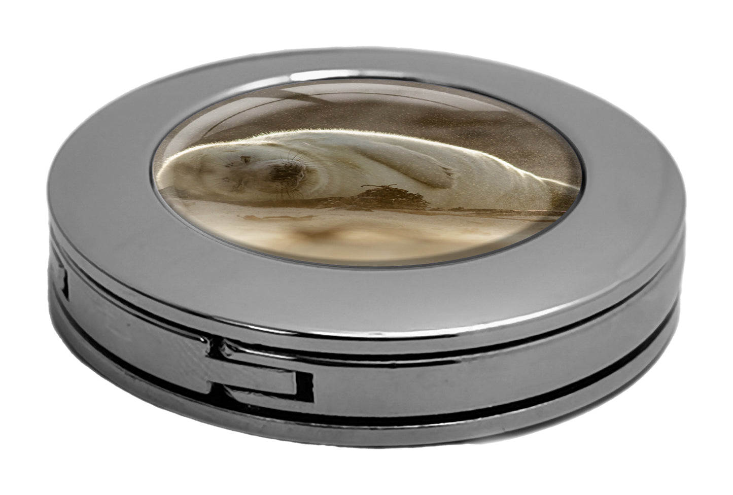 metALUm Taschenaufhänger Handtaschenhalter Buddah mit faltbarem Magnetverschluss #2601176