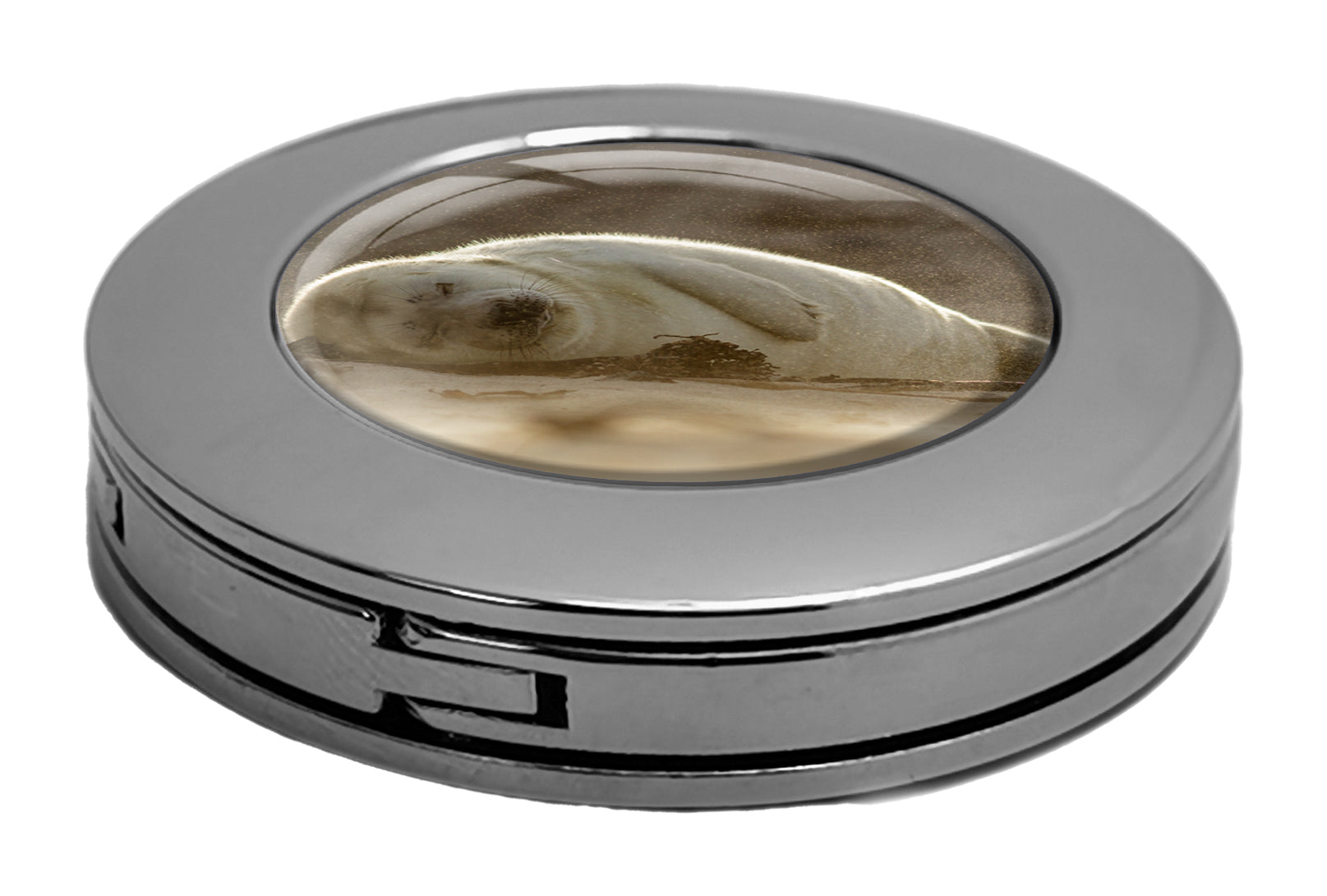 metALUm Taschenaufhänger Handtaschenhalter Buddah mit faltbarem Magnetverschluss #2601176