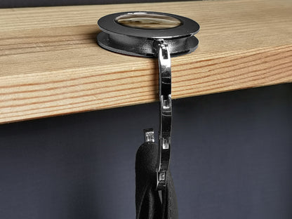 metALUm Taschenaufhänger Handtaschenhalter Robbe mit faltbarem Magnetverschluss #2601167