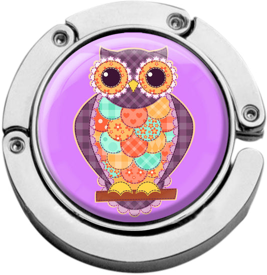 metALUm Taschenaufhänger Handtaschenhalter EULEN mit faltbarem Magnetverschluss #2601184