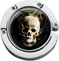 metALUm Taschenaufhänger Handtaschenhalter Totenkopf mit faltbarem Magnetverschluss #2601190