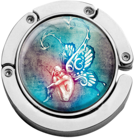 metALUm Taschenaufhänger Handtaschenhalter ELFE mit faltbarem Magnetverschluss #2601199