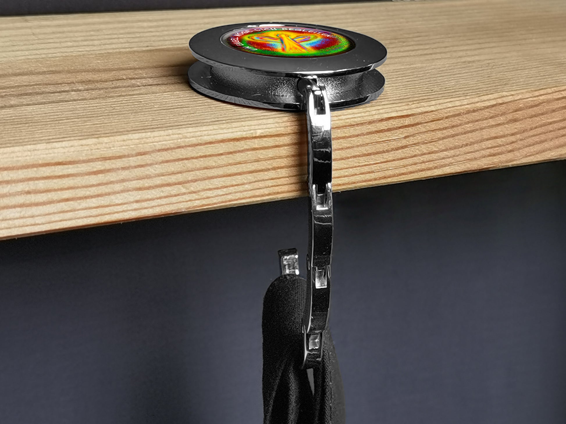 metALUm christlicher Taschenaufhänger Engel mit faltbarem Magnetverschluss #265010010