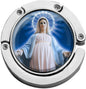 metALUm christlicher Taschenaufhänger Maria mit faltbarem Magnetverschluss #265010012