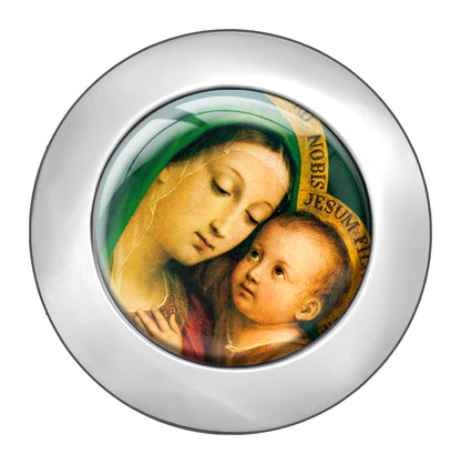 metALUm christlicher Taschenaufhänger LICHT DER Welt mit faltbarem Magnetverschluss #265010013