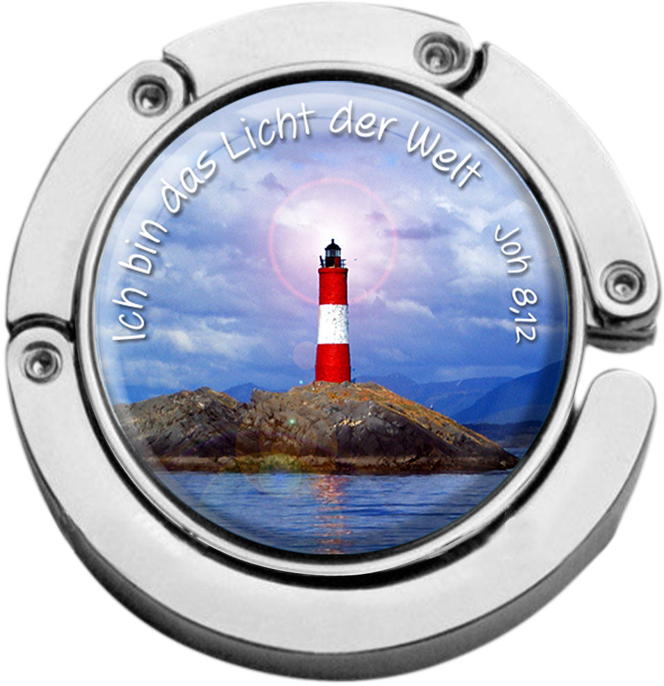 metALUm christlicher Taschenaufhänger Maria mit faltbarem Magnetverschluss #265010014