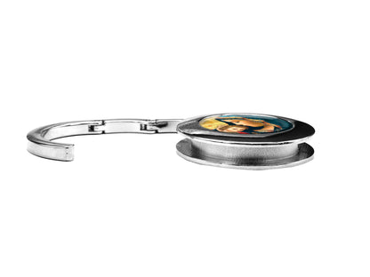 metALUm christlicher Taschenaufhänger Maria mit faltbarem Magnetverschluss #265010015