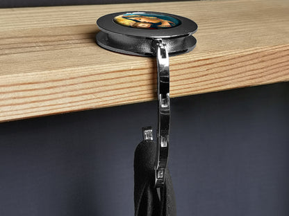 metALUm christlicher Taschenaufhänger Maria mit faltbarem Magnetverschluss #265010015