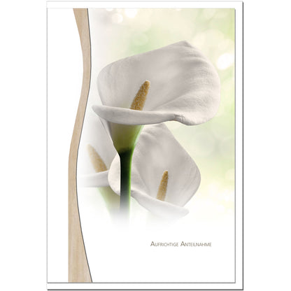 Trauerkarte ABSCHIED - Callas - metALUm #01338