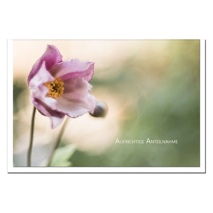 metALUm Karte zur Trauer Abschied- Christrose - 3501010