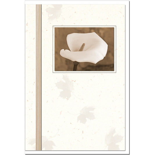 Trauerkarte ABSCHIED -Callas - metALUm #01531