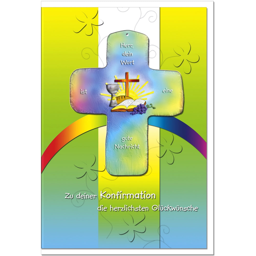 metALUm Karte zur Konfirmation ABENDMAHL - KONF004S