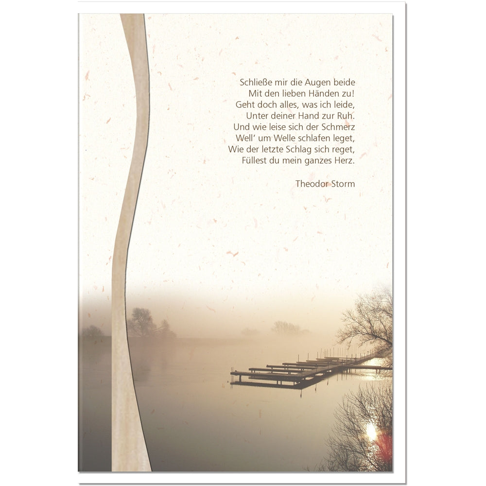 Trauerkarten XXL/Steg