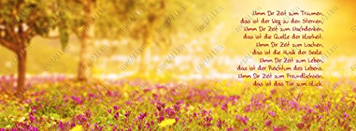 metALUm Kaffeetasse Landschaft Blumen # 330010029