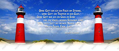 metALUm Kaffeetasse Leuchtturm Christlich # 3300100164